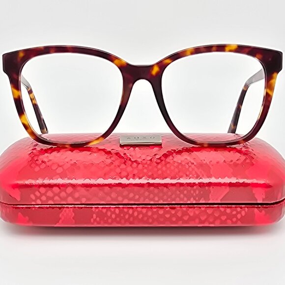 XOXO St. Augustine Tortoise Rhinestone Sunglasses Frame w/ Case 55-19-140 - Picture 1 of 16